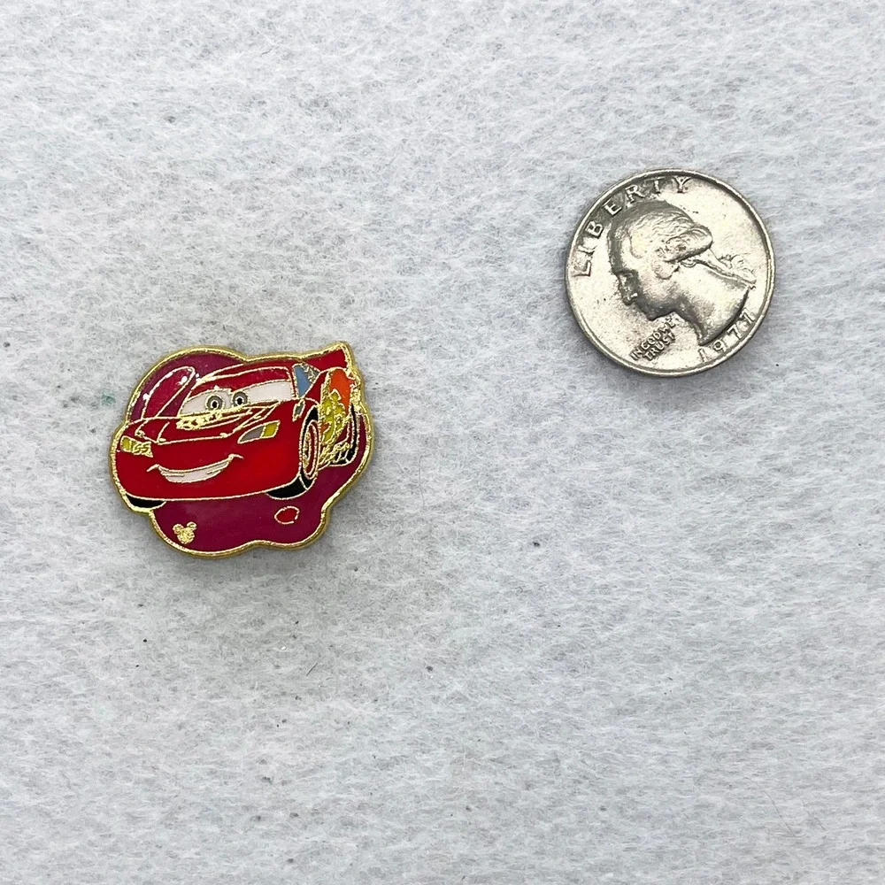 🔮 5/$25 Disney Color Palette Cars Lightning McQueen Red Paint Pin